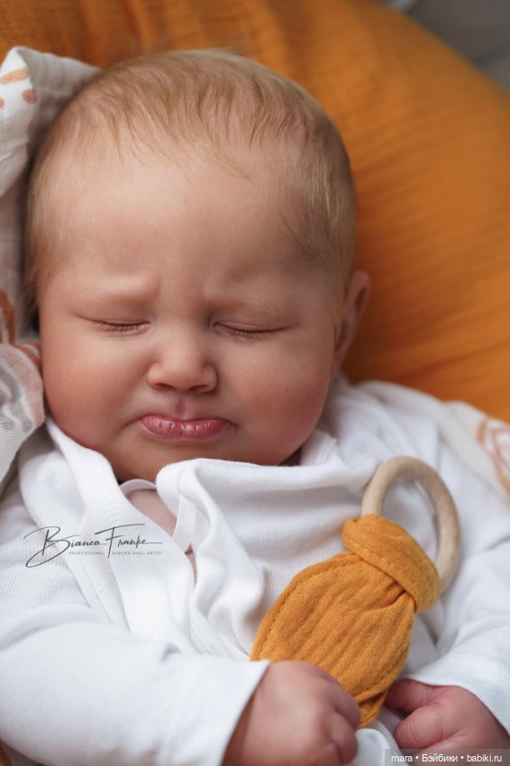 Realborn Grumpy Sage скульптора Jessica Gustafson, автор прототипа Bianca Franke