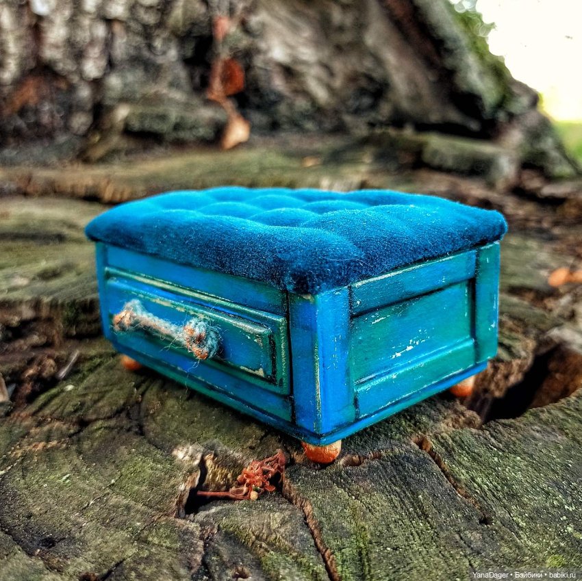 Банкетка! Похвастаюсь — Мебель для кукол и домиков: фото (фото 3)