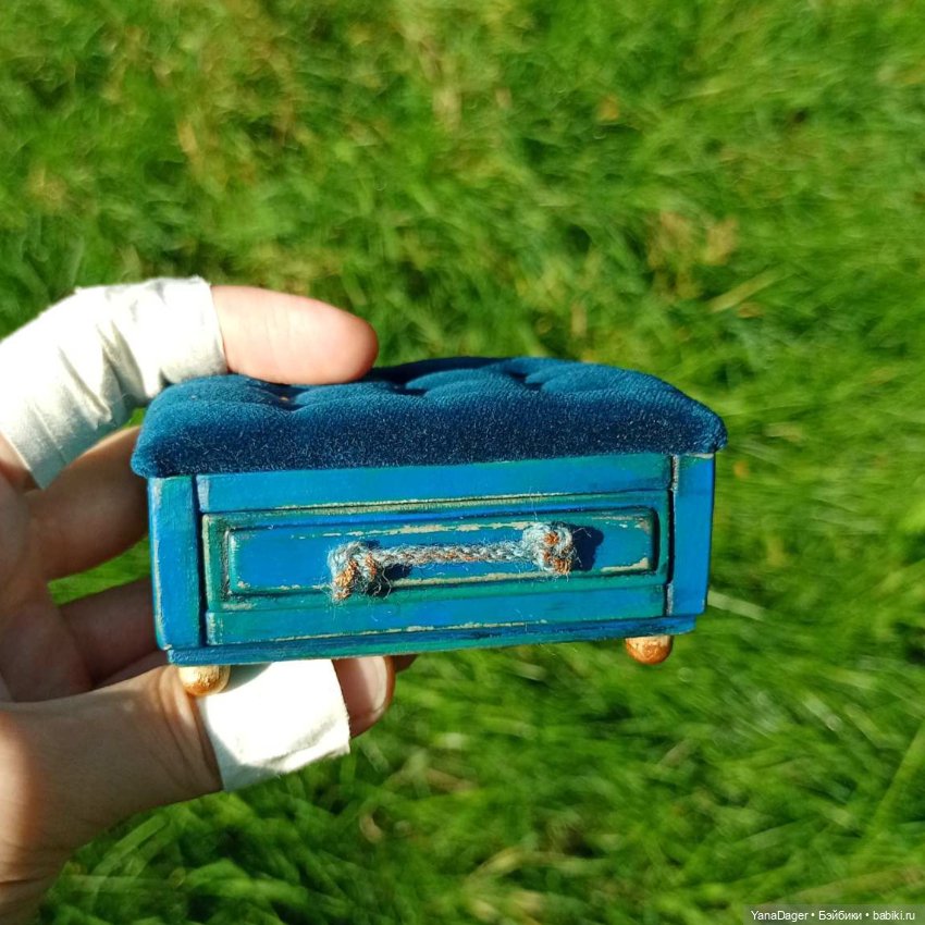 Банкетка! Похвастаюсь — Мебель для кукол и домиков: фото (фото 4)