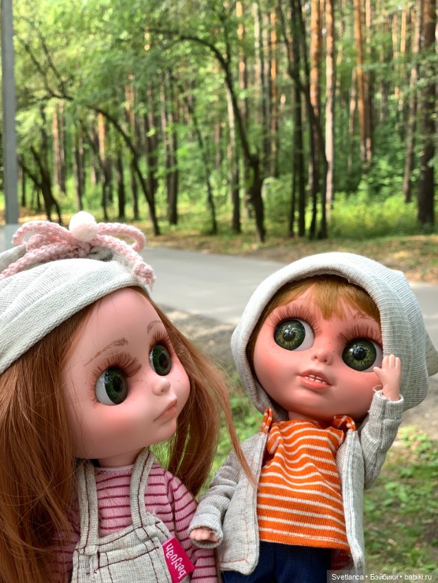 Часть 1. Прогулка в ЦПКиО им. Маяковского г. Екатеринбург с куклами Biggers