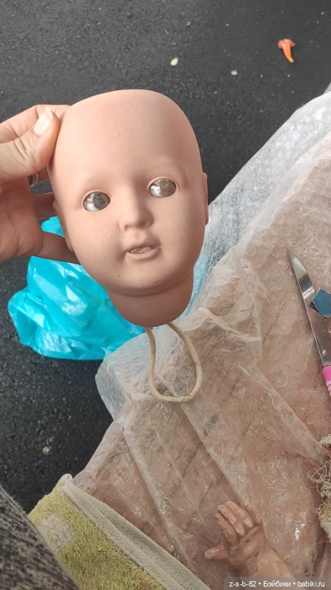 История одной куклы — Реставрация антикварных кукол: ремонт фарфора