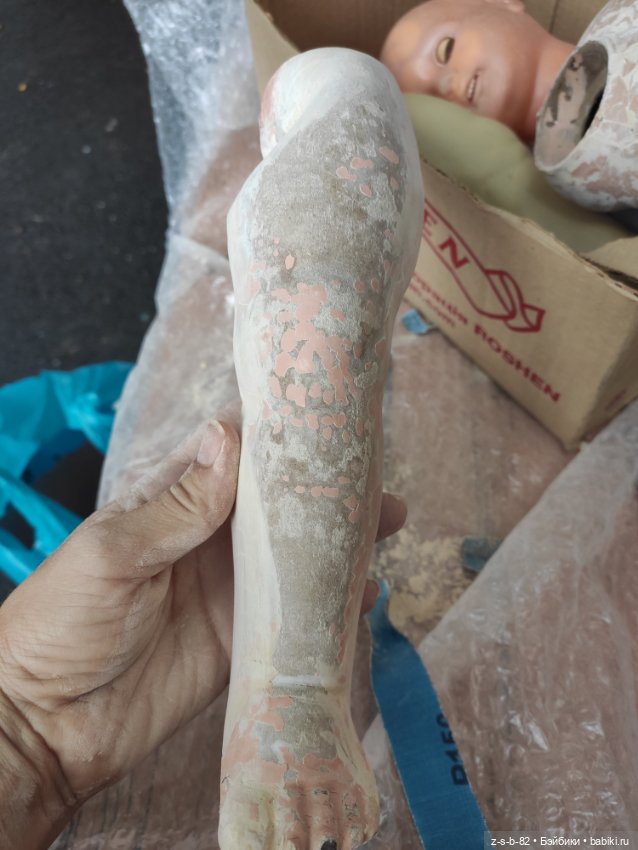 История одной куклы — Реставрация антикварных кукол: ремонт фарфора