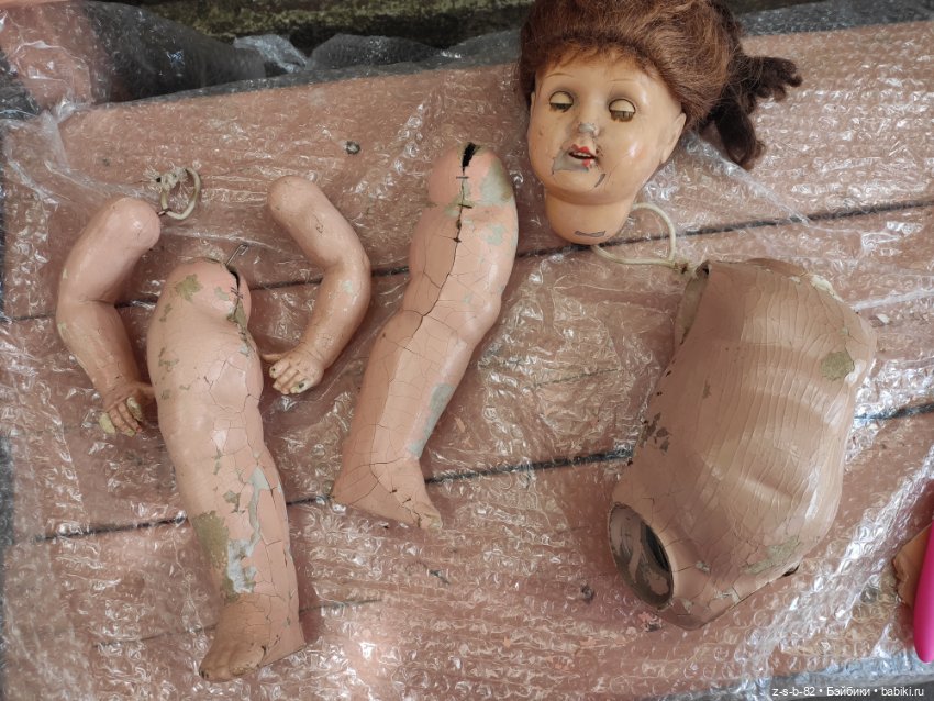 История одной куклы — Реставрация антикварных кукол: ремонт фарфора