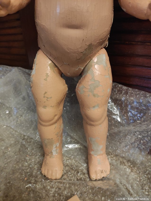 История одной куклы — Реставрация антикварных кукол: ремонт фарфора (фото 7)