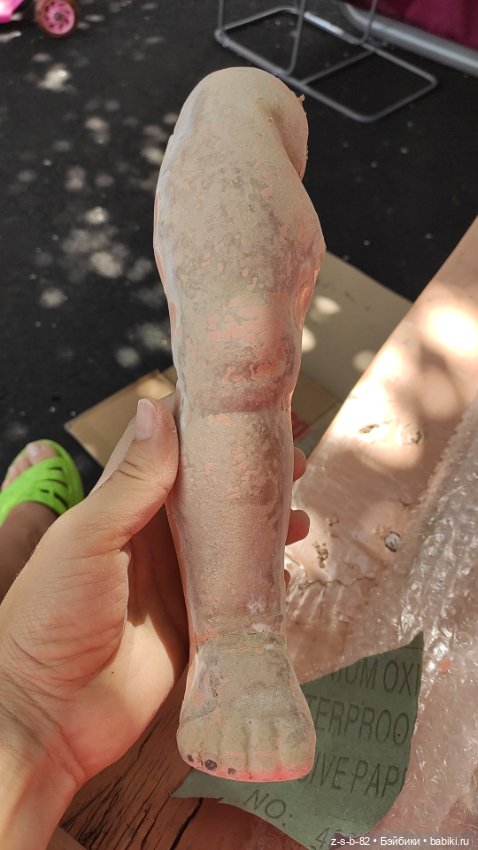 История одной куклы — Реставрация антикварных кукол: ремонт фарфора