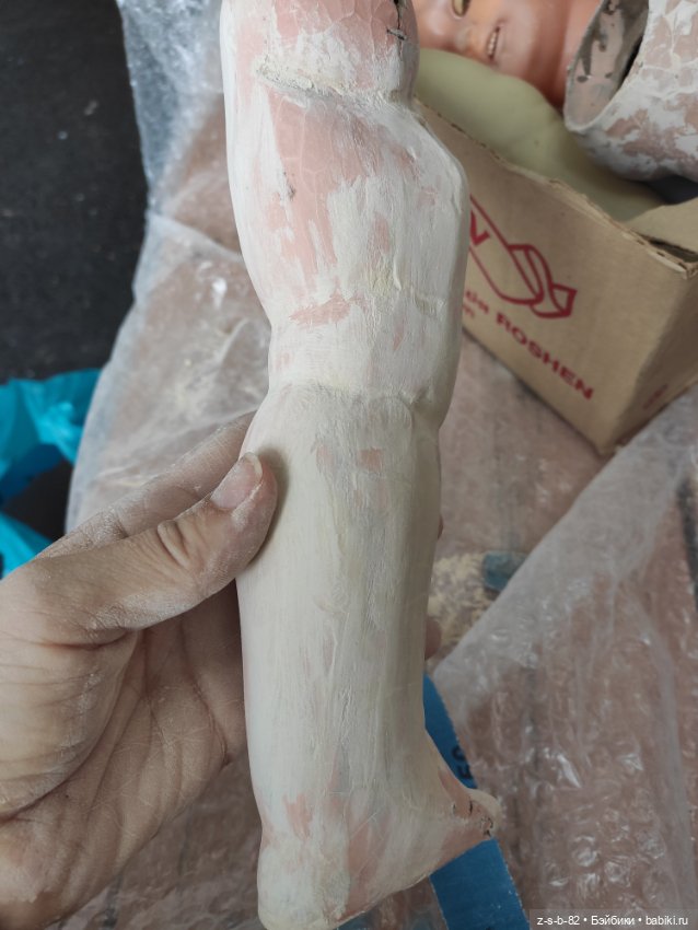 История одной куклы — Реставрация антикварных кукол: ремонт фарфора