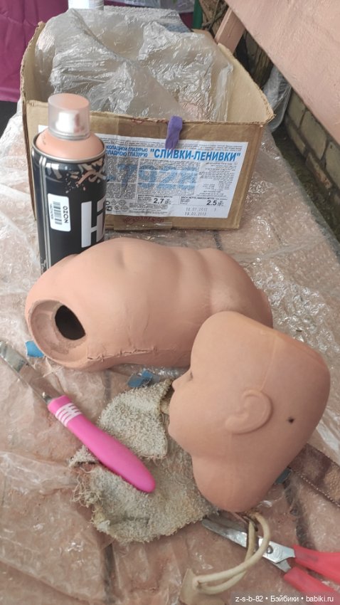 История одной куклы — Реставрация антикварных кукол: ремонт фарфора