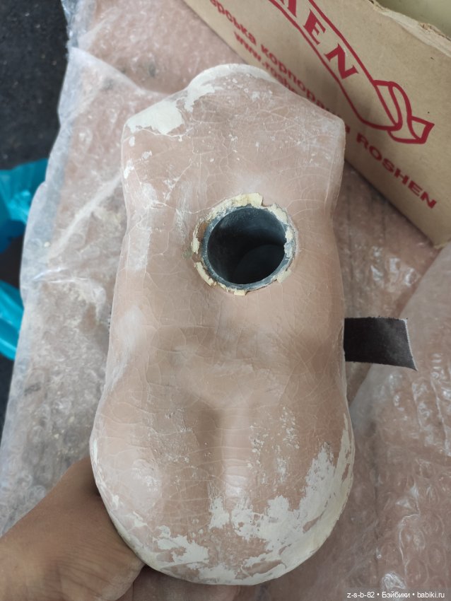 История одной куклы — Реставрация антикварных кукол: ремонт фарфора