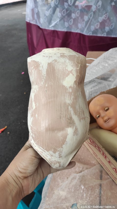 История одной куклы — Реставрация антикварных кукол: ремонт фарфора