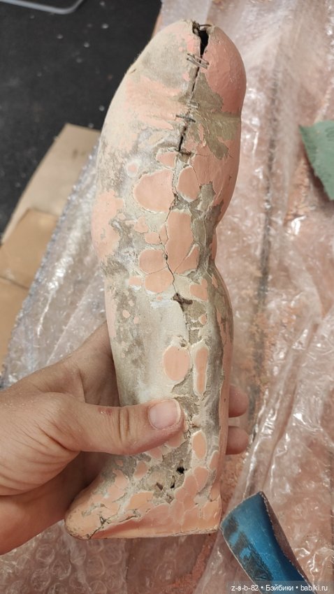 История одной куклы — Реставрация антикварных кукол: ремонт фарфора