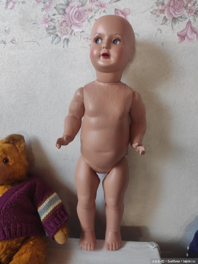 История одной куклы — Реставрация антикварных кукол: ремонт фарфора