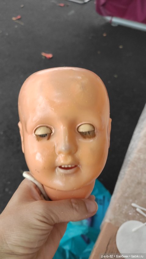 История одной куклы — Реставрация антикварных кукол: ремонт фарфора