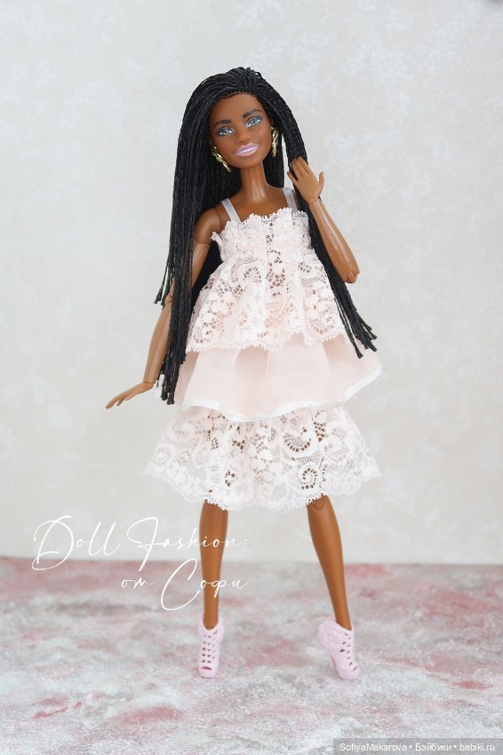 Моя первая сшитая серия одежды на барби одного фасона, в разной цветовой гамме (фото 7)