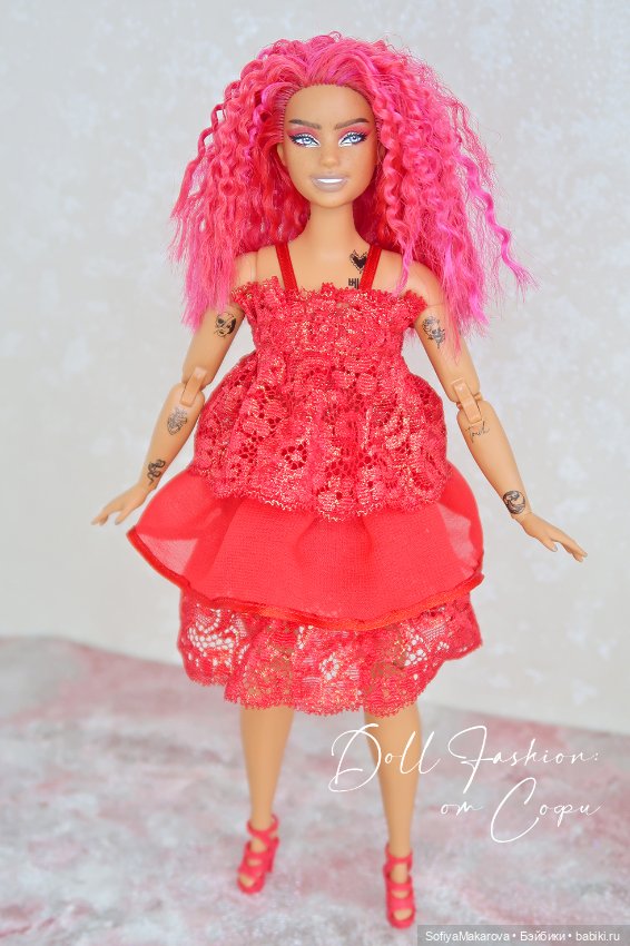 Моя первая сшитая серия одежды на барби одного фасона, в разной цветовой гамме (фото 2)