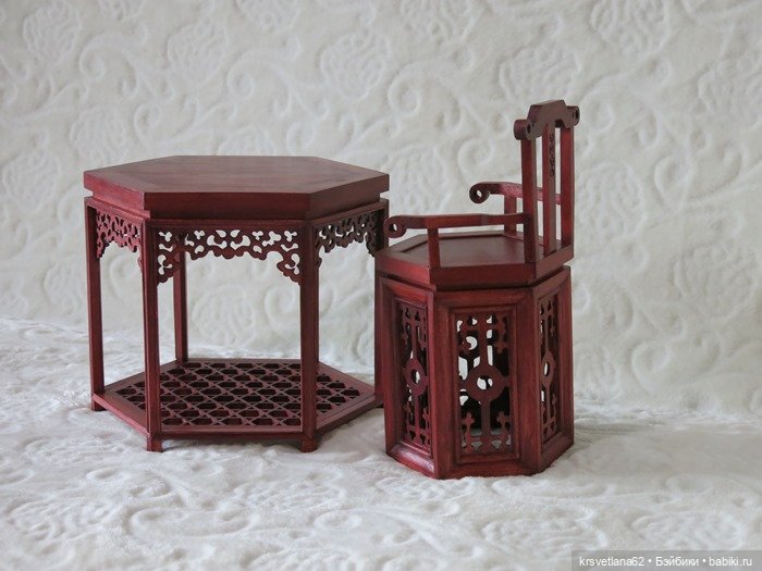 Китайская мебель — Мебель для кукол и домиков: фото