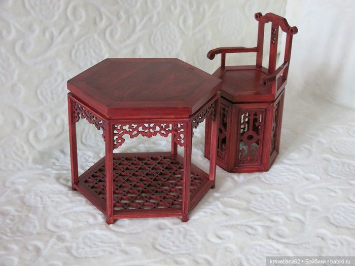 Китайская мебель — Мебель для кукол и домиков: фото