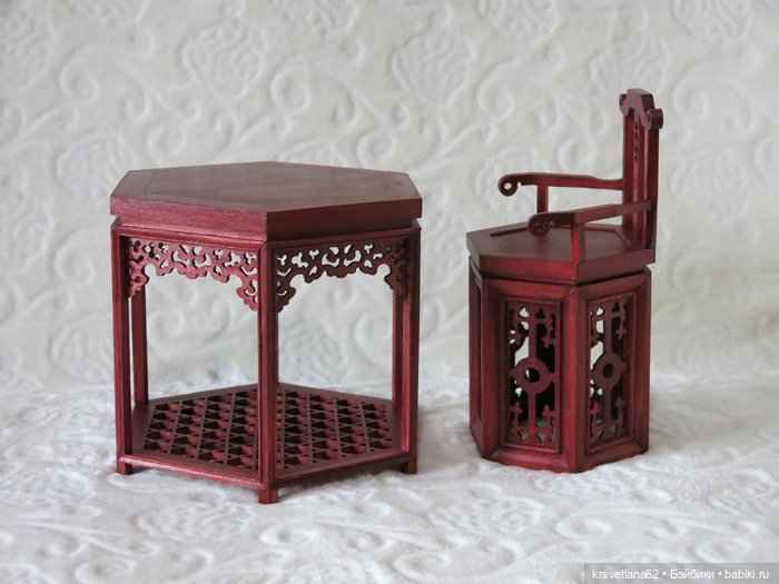 Китайская мебель — Мебель для кукол и домиков: фото (фото 10)