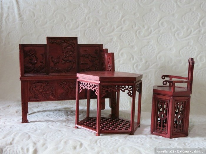 Китайская мебель — Мебель для кукол и домиков: фото