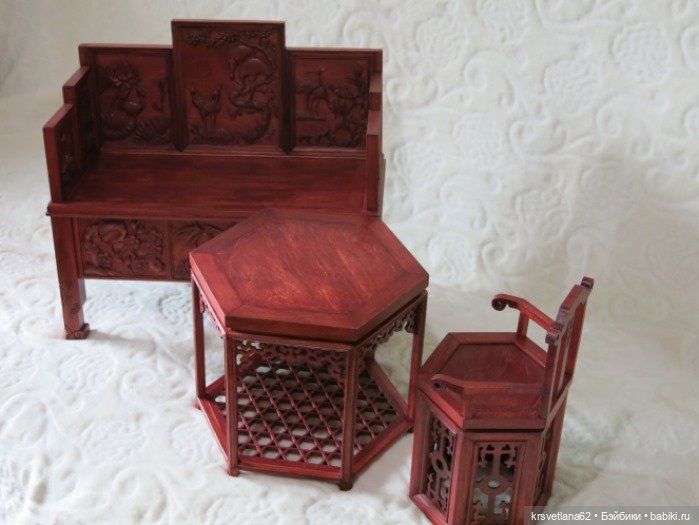 Китайская мебель — Мебель для кукол и домиков: фото