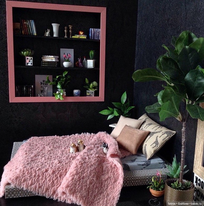 Ещё один малюююсенький МК в копилку всем желающим самостоятельно оформить кукольный интерьер (фото 9)