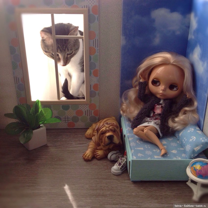 Ещё один малюююсенький МК в копилку всем желающим самостоятельно оформить кукольный интерьер (фото 7)