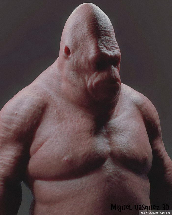 Реалистичные Спанч Боб и Патрик от автора Miguel Vasquez (фото 9)