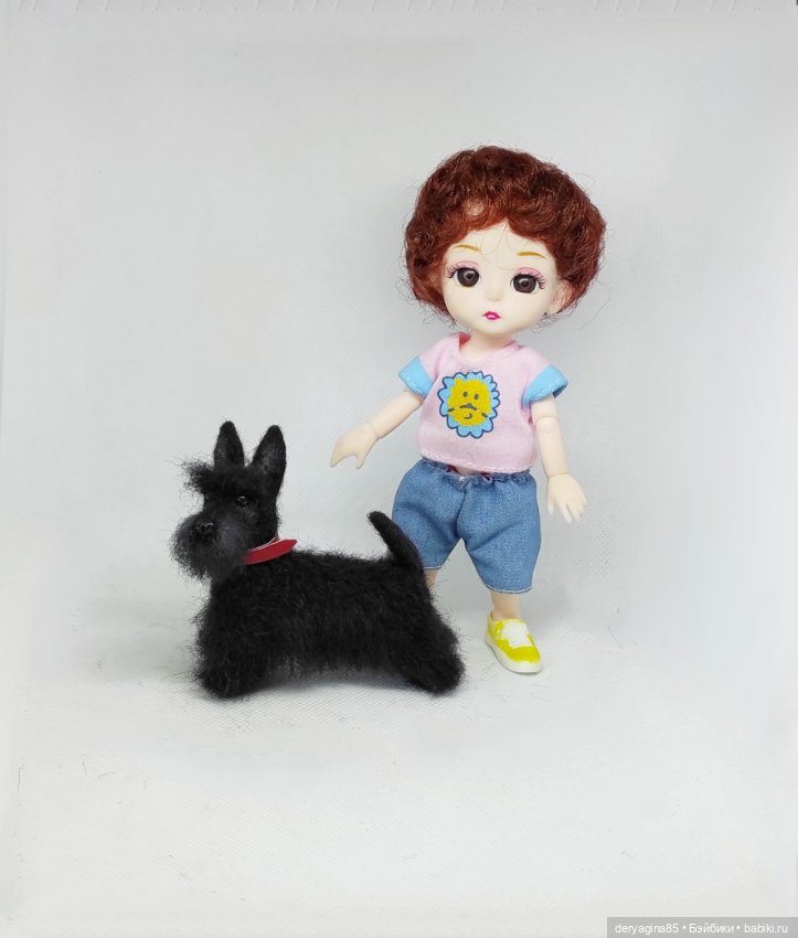 Скотч терьер — Валяные игрушки из шерсти: сухое валяние (фото 6)