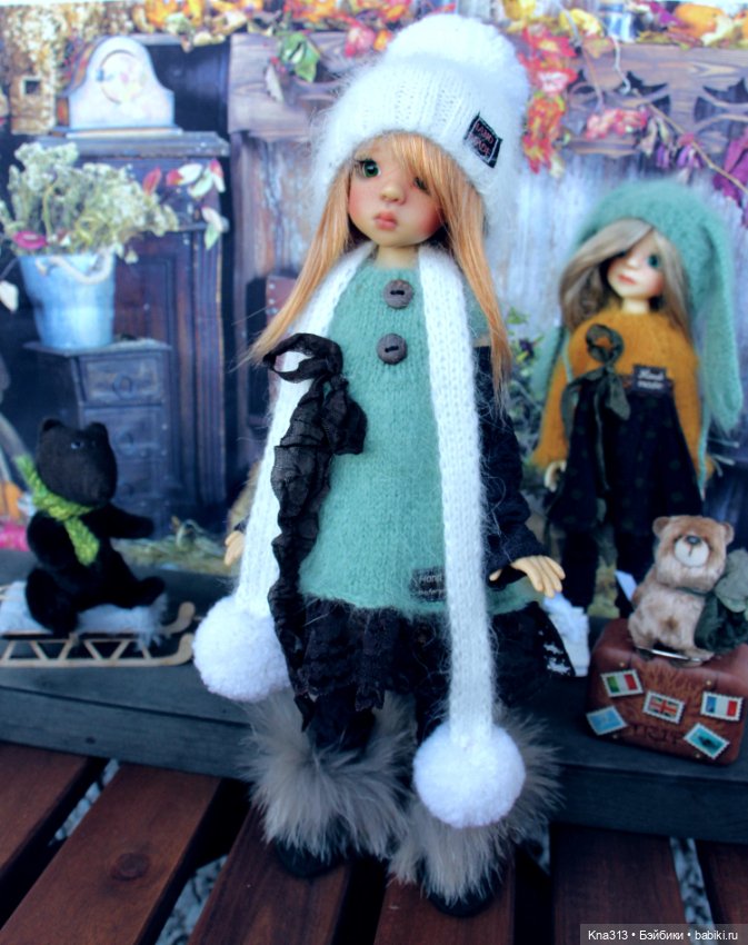 Наша фотосессия-2 для кукол Кайе Виггс миниформата 35 см