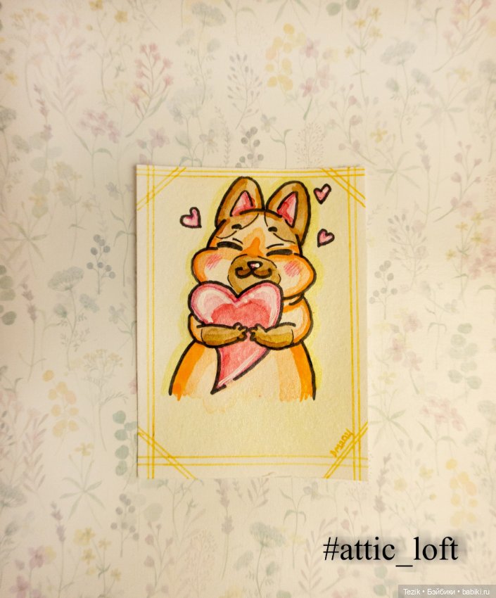 Маленькие открытки со стикерами (фото 2)