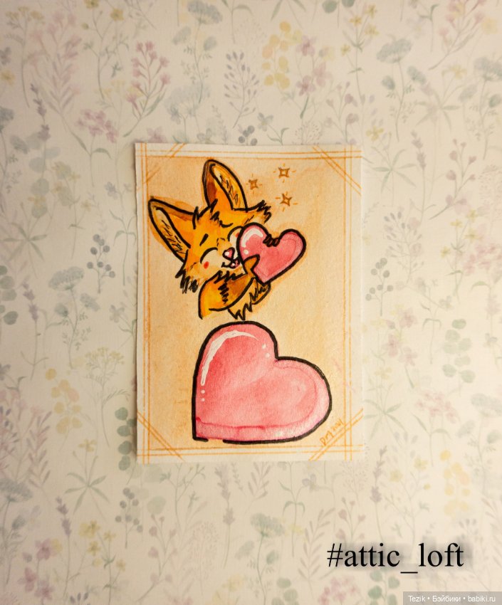 Маленькие открытки со стикерами (фото 5)