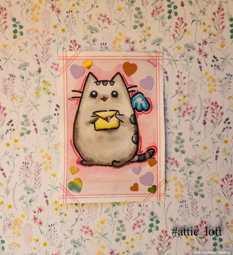 Маленькие открытки со стикерами (фото 3)