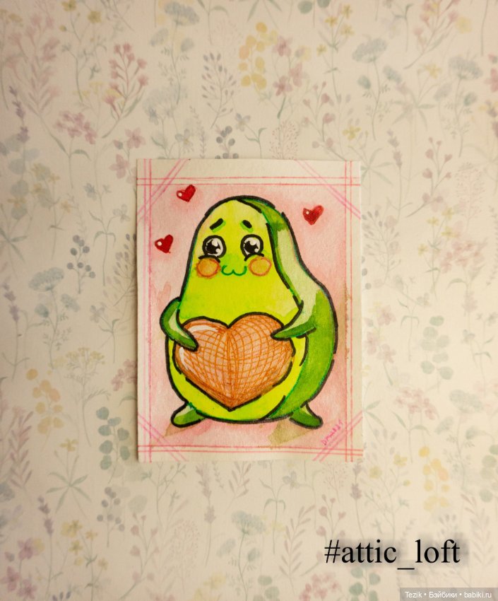 Маленькие открытки со стикерами (фото 7)