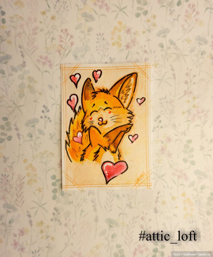 Маленькие открытки со стикерами (фото 8)