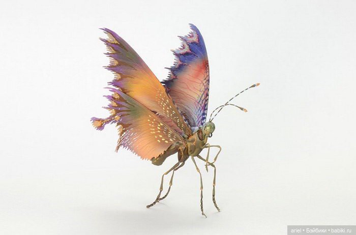 Гиперреалистичные насекомые Hiroshi Shinno (фото 10)