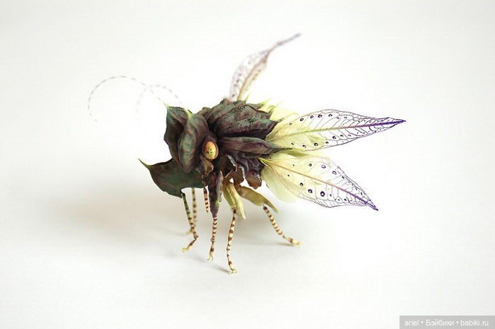 Гиперреалистичные насекомые Hiroshi Shinno (фото 8)