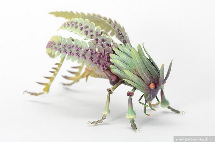 Гиперреалистичные насекомые Hiroshi Shinno