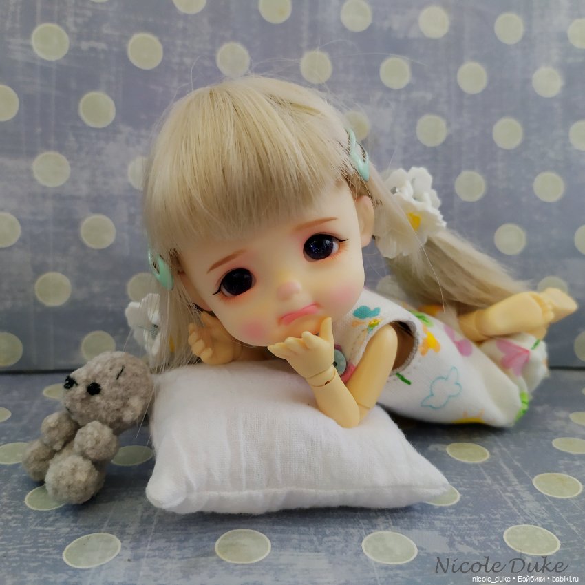 Пижама из трикотажа для BJD-кукол Pukifee, latiylow, Sto Doll
