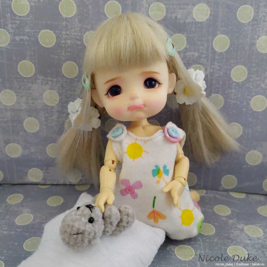 Пижама из трикотажа для BJD-кукол Pukifee, latiylow, Sto Doll (фото 3)