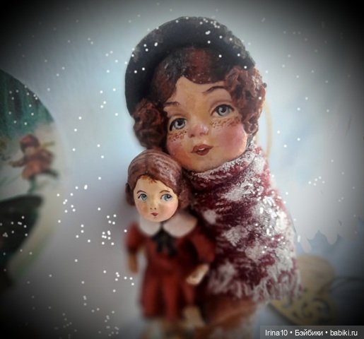 Новые ватные игрушки — Ватные игрушки на елку: ретро (фото 8)