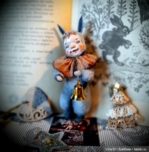 Новые ватные игрушки — Ватные игрушки на елку: ретро