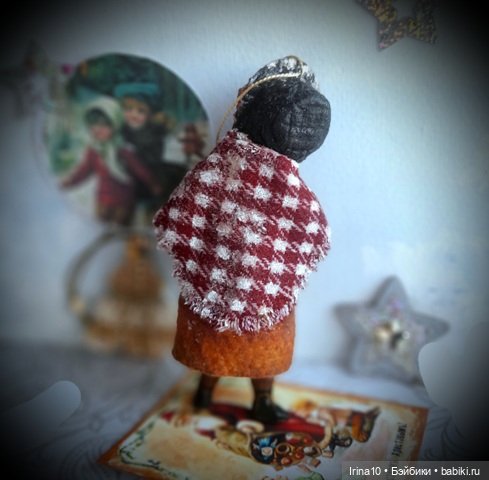 Новые ватные игрушки — Ватные игрушки на елку: ретро (фото 10)