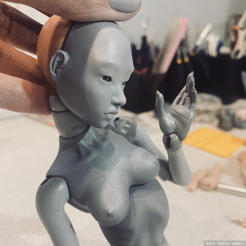 Новое тело и лица для кукол 39 см