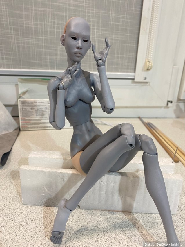 Новое тело и лица для кукол 39 см