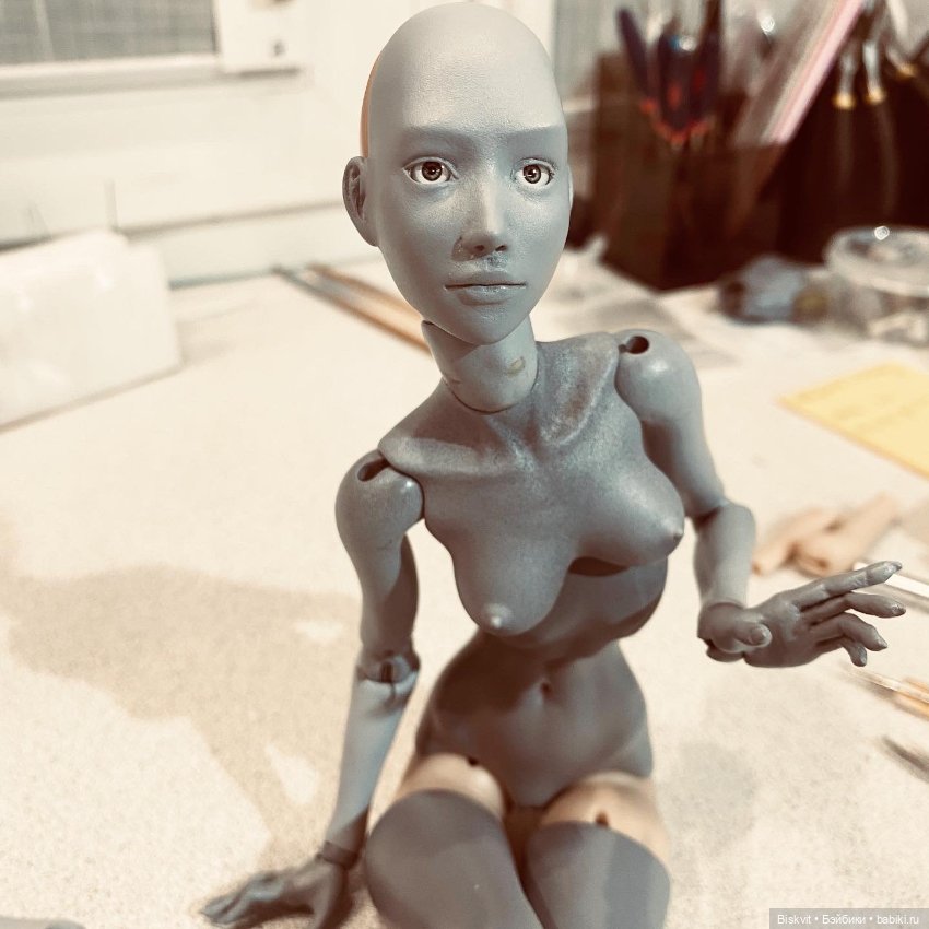 Новое тело и лица для кукол 39 см