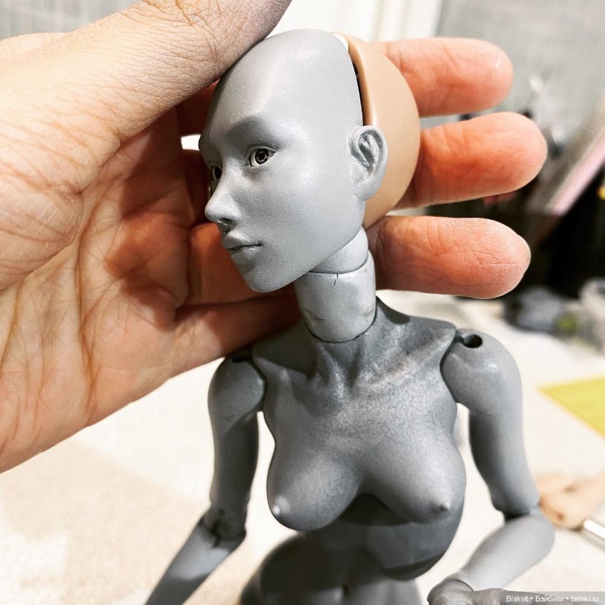 Новое тело и лица для кукол 39 см