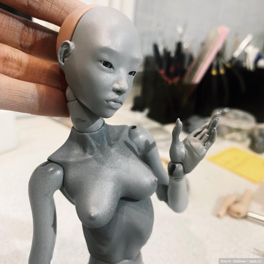 Новое тело и лица для кукол 39 см