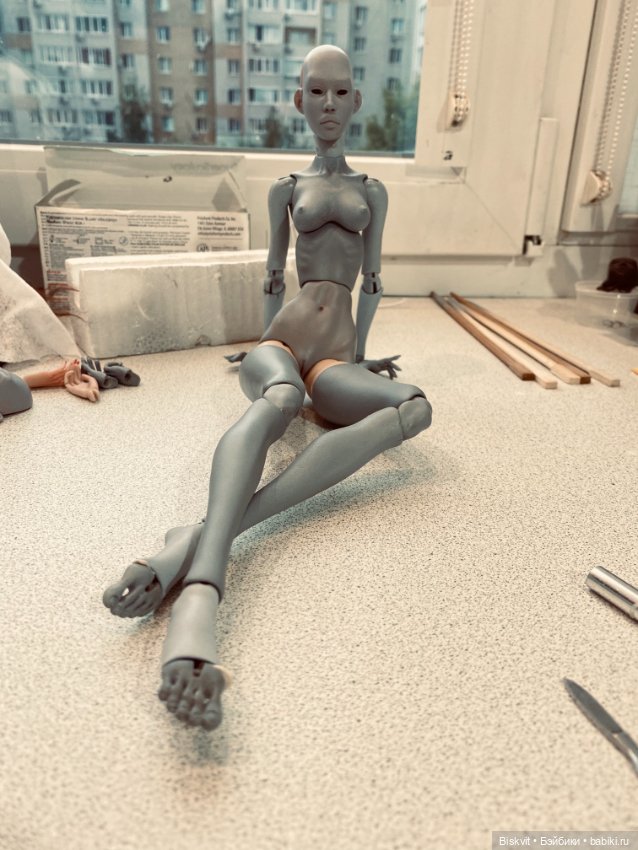 Новое тело и лица для кукол 39 см