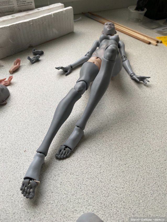 Новое тело и лица для кукол 39 см (фото 3)