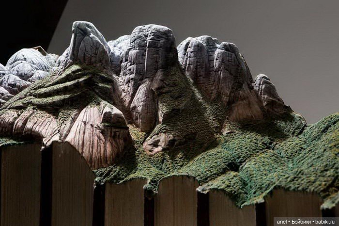 Книжные скульптуры Guy Laramee (фото 10)