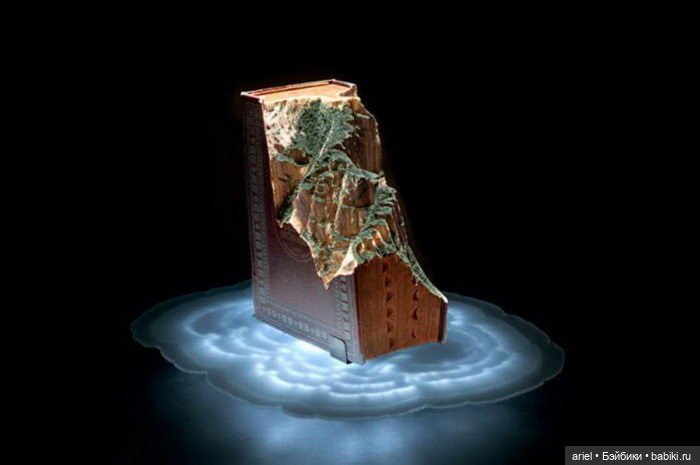Книжные скульптуры Guy Laramee